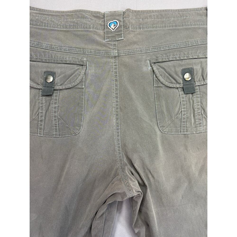 KUHL Born In The Mountain Roll Up Hiking Pants Women’s Size 12 Reg Gray Outdoor - Picture 5 of 12